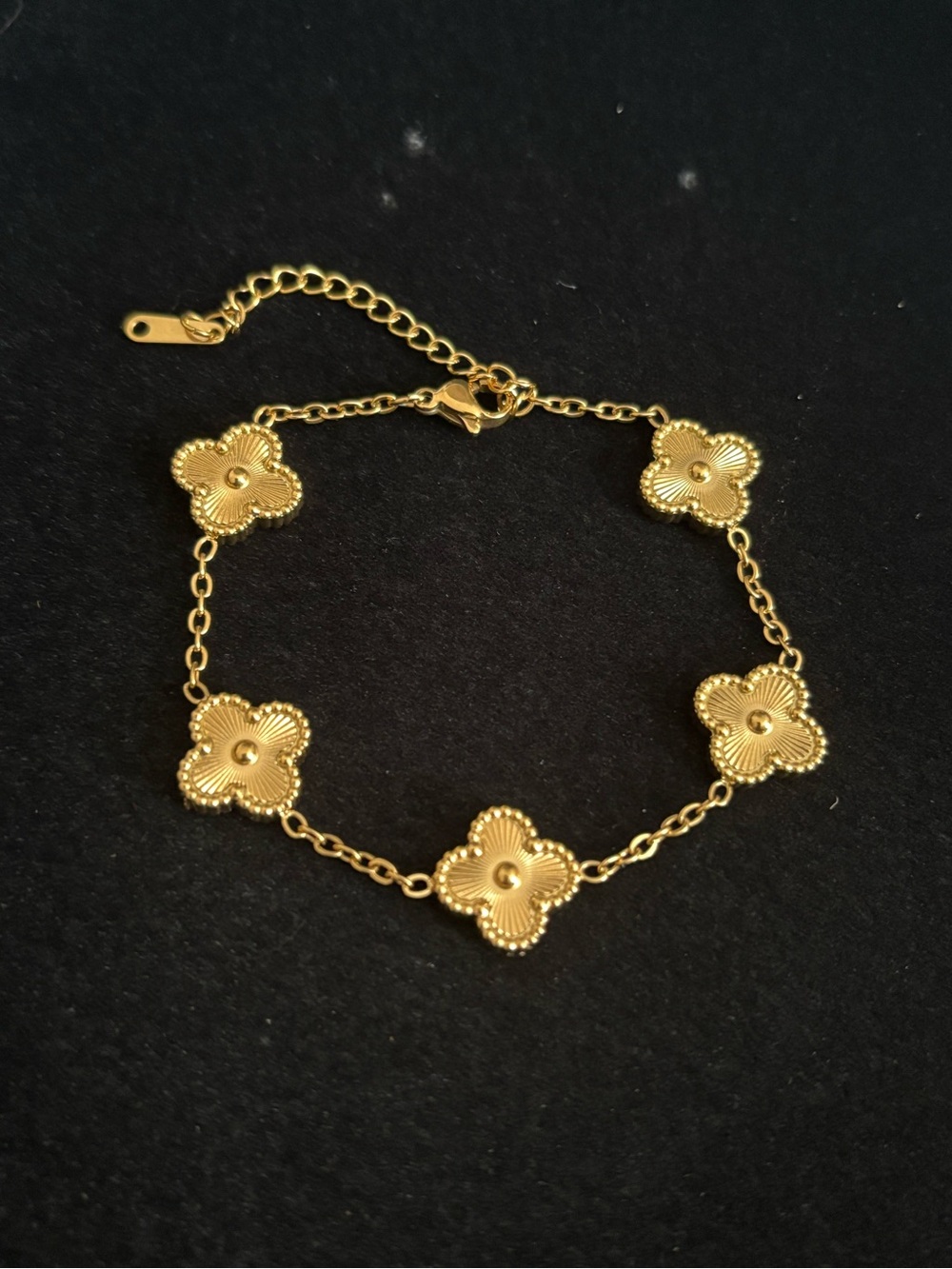 Stainless steel Flower clover Bracelet